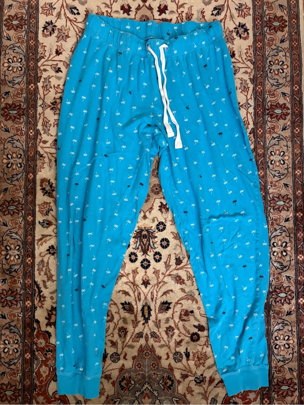 George Blue Palm Tree Pyjama Pants
